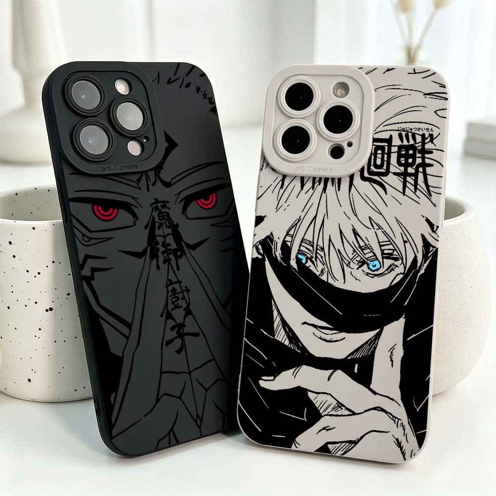 Phone Cases Xs Iphone - Anime Jujutsu Kaisen Coole Silikonhülle für